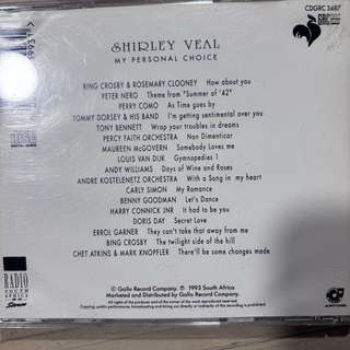 Shirley Veal  My Personal Choice : CD