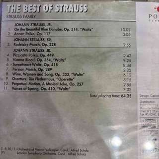 Strauss Family: The Best of Strauss : CD