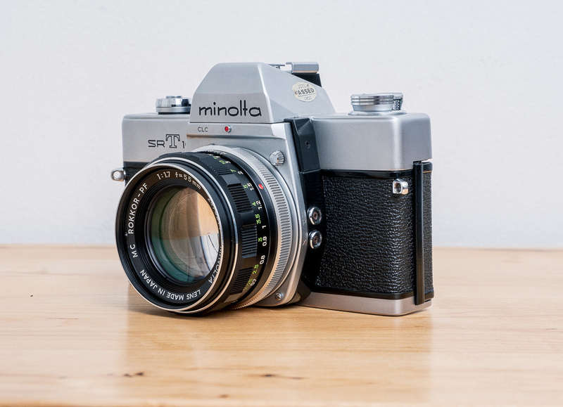 Minolta SRT 101 with MC-Rokkor 55mm F1.7 + Accessories *MINT*