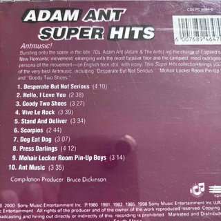 Adam Ant: Super Hits : CD
