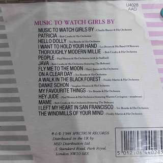 Music To Watch Girls By : Various Artists : CD