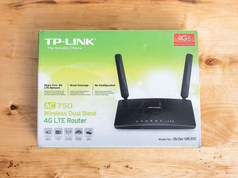 TP-Link MR200 Wireless Dual Band 4G LTE Router *WITH BOX*