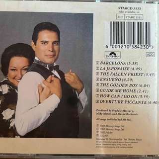 Freddie Mercury & Montserrat Caballe: Barcelona : CD