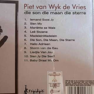 Piet van Wyk de Vries: Die Son Die Maan Die Sterre : CD
