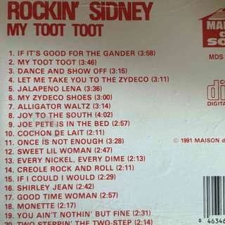 Rockin Sidney: My Toot Toot : CD