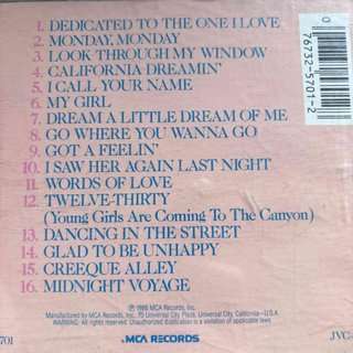 The Mamas & The Papas: 16 of Their Greatest Hits : CD