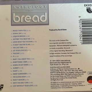Bread: Anthology of Bread : CD
