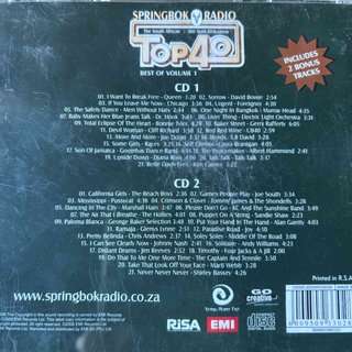 Springbok Radio - Top 40 Best of Volume 1: Various Artists : CD