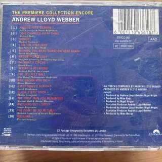 Andrew Lloyd Webber: Premiere Collection Encore : CD