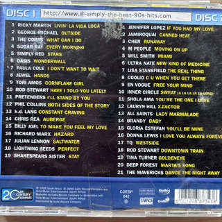 Simply the Best 90s Hits : Various Artists : CD