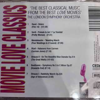 Movie Love Classics : Various Artists : CD