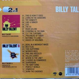 Billy Talent: Billy Talent / Billy Talent II 2 CD Set : CD
