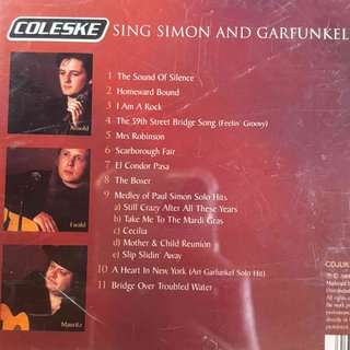 Coleske: Sing Simon and Garfunkel : Various Artists : CD