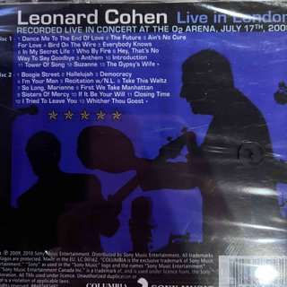 Leonard Cohen: Live in London : CD