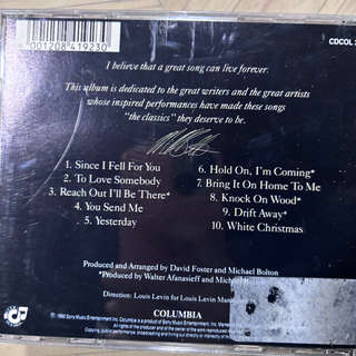 Michael Bolton : Timeless (The Classics) : CD