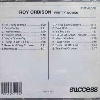 Roy Orbison: Pretty Woman : CD