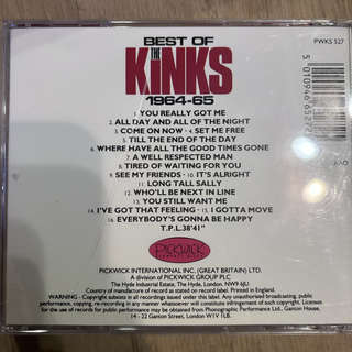 The Kinks : The Best Of The Kinks 19641965 : CD