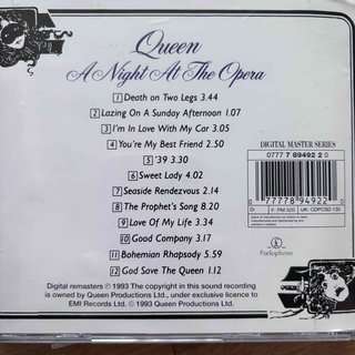 Queen: A Night at the Opera : CD