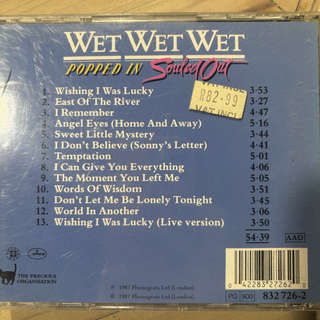 Wet Wet Wet : Popped in Souled Out : CD