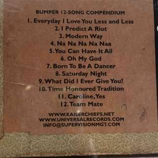 Kaiser Chiefs: Employment : CD