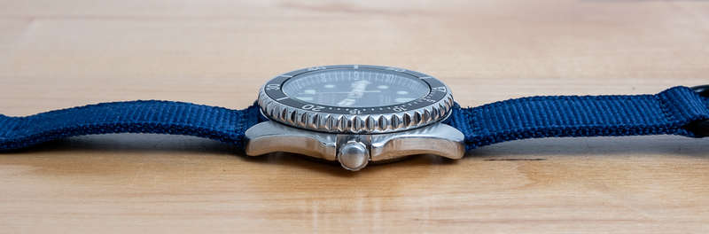 Mens Citizen Automatic Divers Watch 200m 4-S043093 HST Day Date 21 Jewels Dive