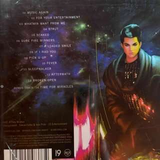 Adam Lambert: For Your Entertainment : CD