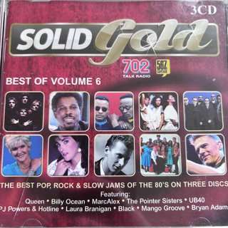 Solid Gold 702  - Best Of Volume 6 : 3 CD  Set : Various Artists : CD