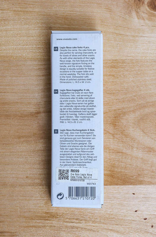 Eva Solo Legio Nova Cake Forks, Set of 4 *BRAND NEW*
