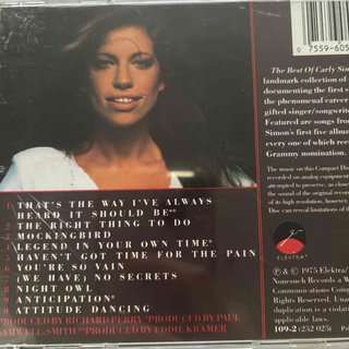 Carly Simon: The Best of Carly Simon : CD