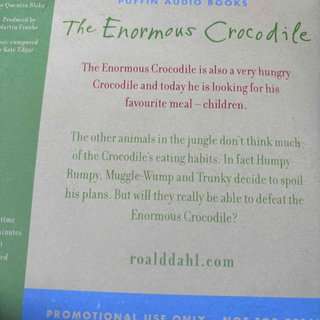 Roald Dahl: The Enormous Crocodile (Read by Stephen Fry) : CD