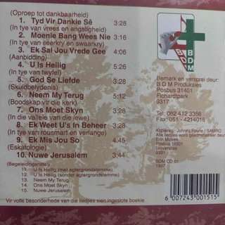 Johnny Fourie: Vrede : CD