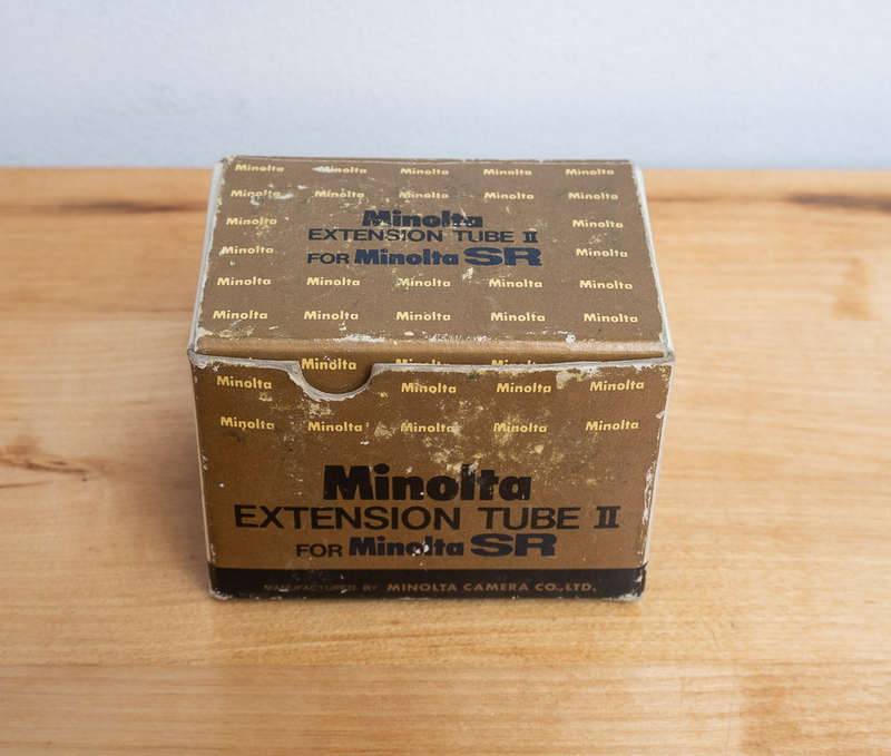 Original Minolta Macro Extension Tube Set - MD/MC/SR Mount