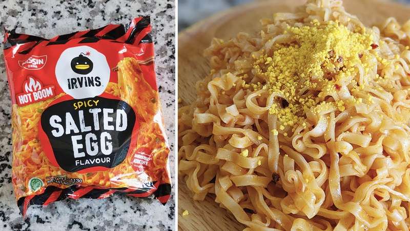 NISSIN x IRVINS Spicy Salted Egg Instant Noodles