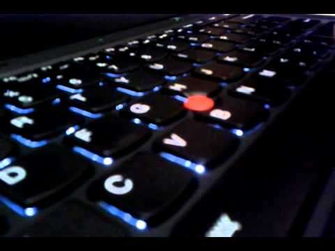 Lenovo Carbon X1 - backlit keyboard - YouTube
