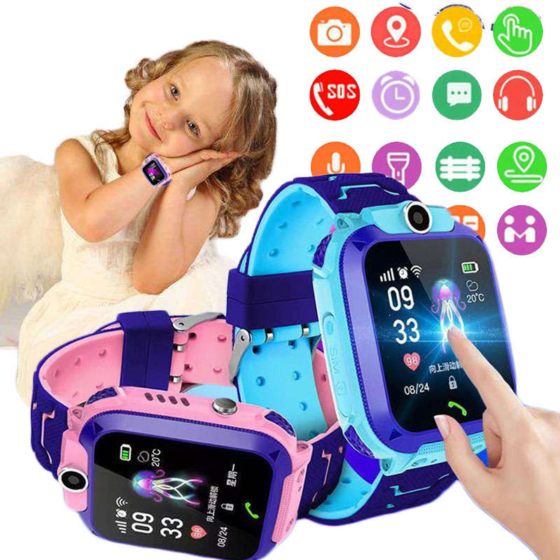 Children Smart Watch GPS tracker Watches kids Sport Watch Smart Phone IP67 no waterproof Swimming...