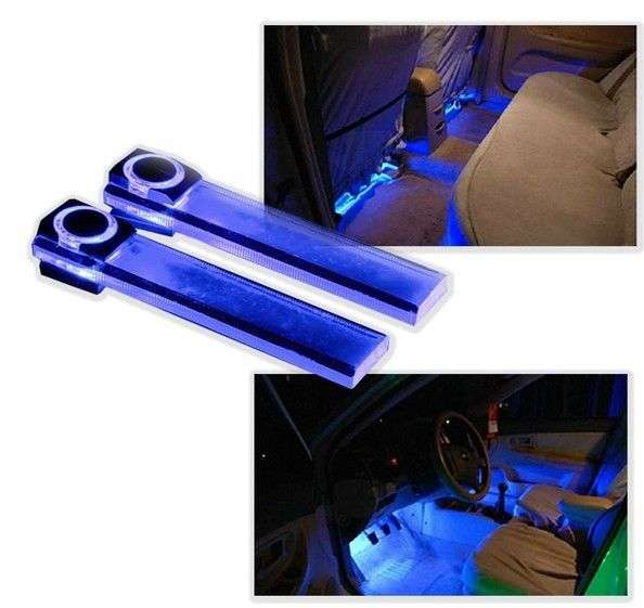 *LOCAL STOCK* New 4 LED Car Interior Decorative Floor Dash Light Lamp Car 4 in 1 Lighter