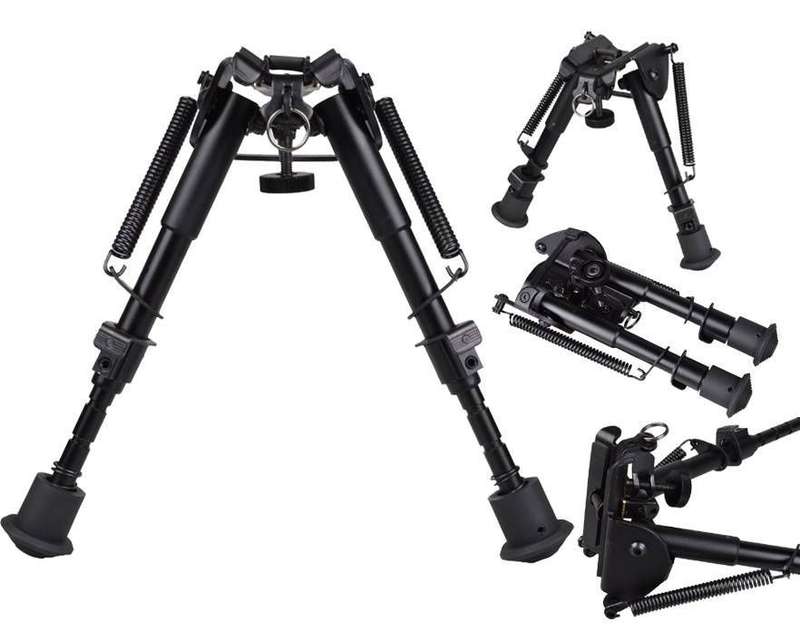 *LOCAL STOCK* 5 level Adjustable Spring Return Tactical Sniper Hunting Rifle Bipod Sling Mount