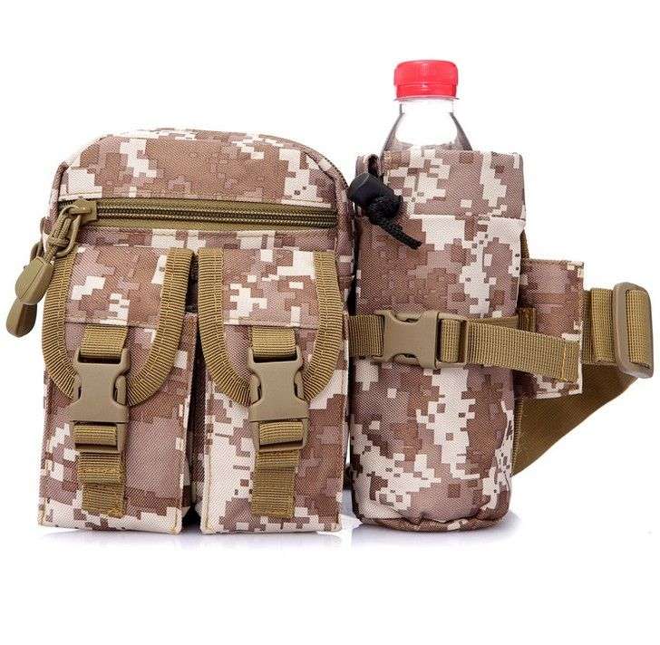 *LOCAL STOCK* Tactical Military Waist Belt Pack Sport Camping Hiking Shoulder Hand Pouch Bag