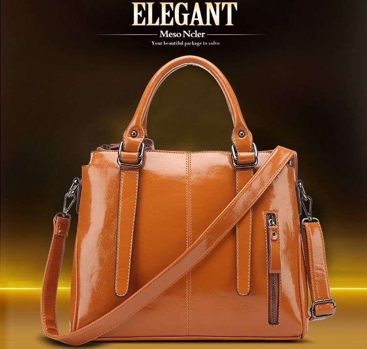 *LOCAL STOCK* Elegance Women Handbag Shoulder Bag Tote Purse PU patent leather Ladies Messenger Hobo