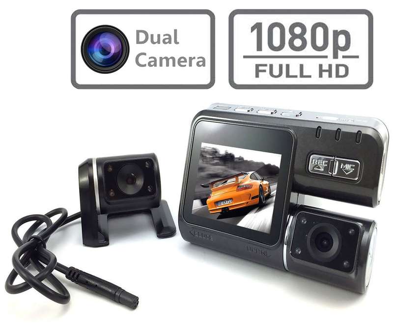 *LOCAL STOCK* HD 1080P 2.0" Dual Lens Dashboard Dash Car Separate Rear Camera Vehicle DVR