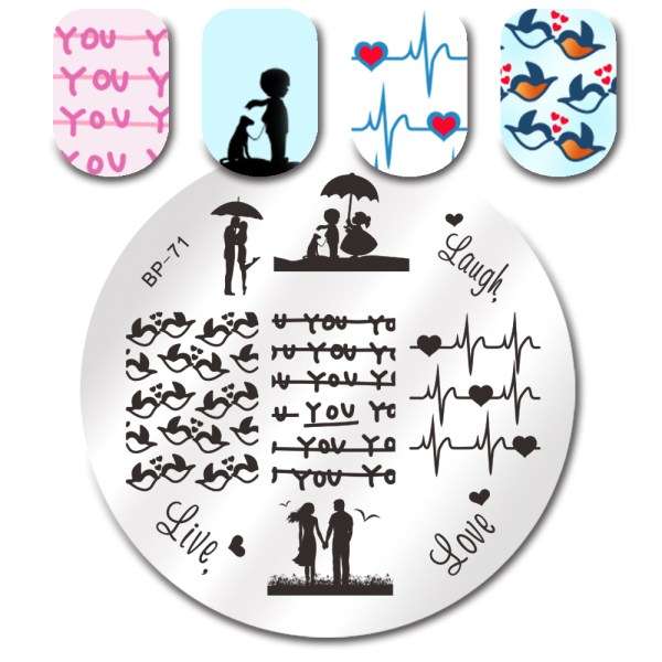 BP-71 Round Stamping Plate