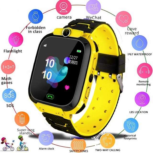 Children Smart Watch GPS tracker Watches kids Sport Watch Smart Phone IP67 no waterproof Swimming...