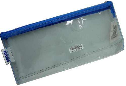 Marlin Clear PVC 23cm Pencil Bag Blue