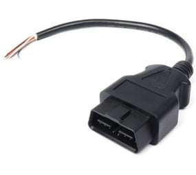 Male 16pin OBD2 Cable to 16 Wire Open Line