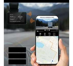 Vehicle Dual Lens DVR Dash Cam - Watch your car while Shopping