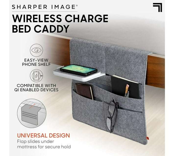 Wireless Charging Bedside Caddy