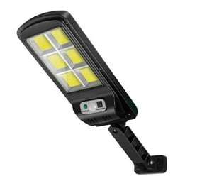 Solar LED 6 COB PIR Motion Sensor Outdoor Lamp with Remote Control