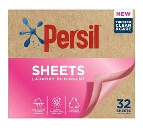 Persil Laundry Detergent Sheets Uplifting Fragrance Sheets Clean & Care Biodegradable Laundry Sheets