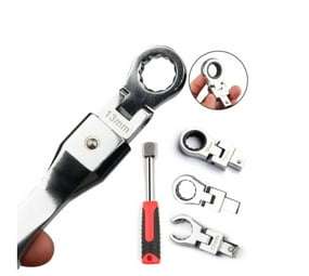 20 Pieces Changeable Flex Ratchet Wrench Set