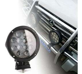 4x4 Off-Road Spotlight 7 60W 12 LED - Set of 2 and Relay Wiring Kit